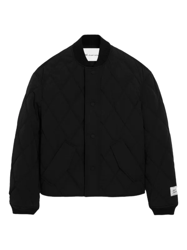 Ami Paris Padded Jacket in Black