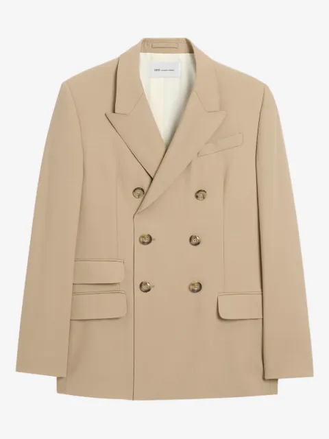 AMI Paris new wool double breasted straight jacket