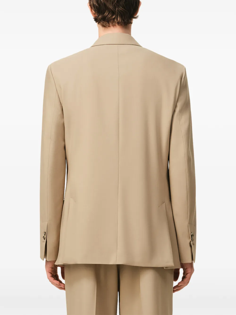 AMI Paris Blazer met dubbele rij knopen Beige