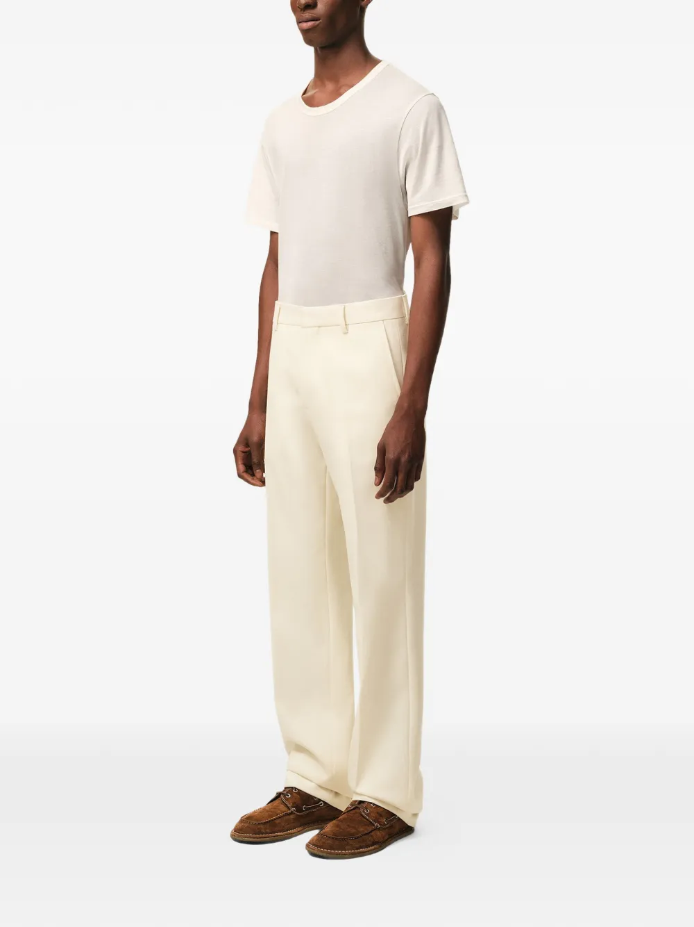 AMI Paris Straight broek Beige