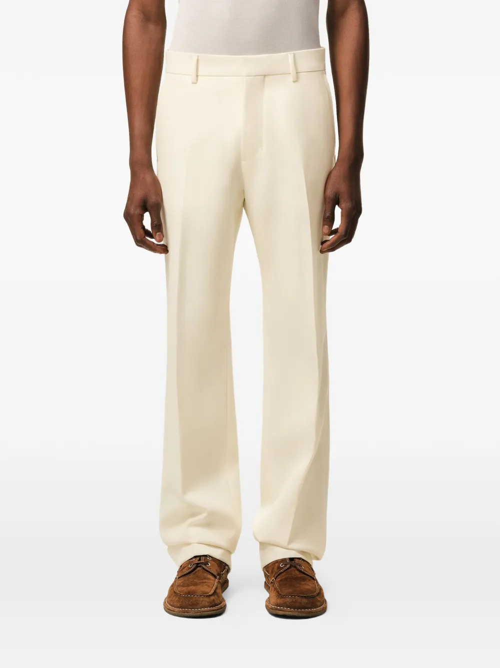 AMI Paris Straight broek Beige