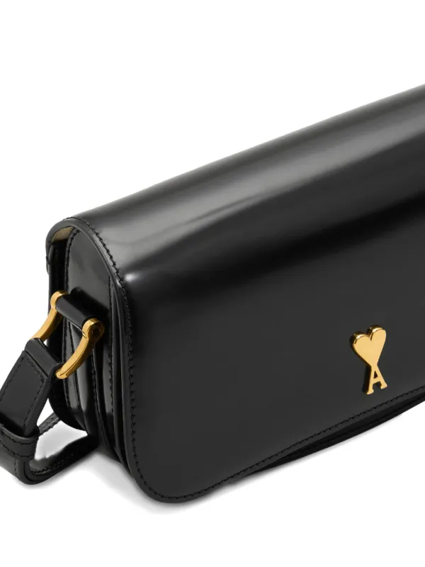 AMI Paris Paris Paris ショルダーバッグ | ブラック | FARFETCH JP