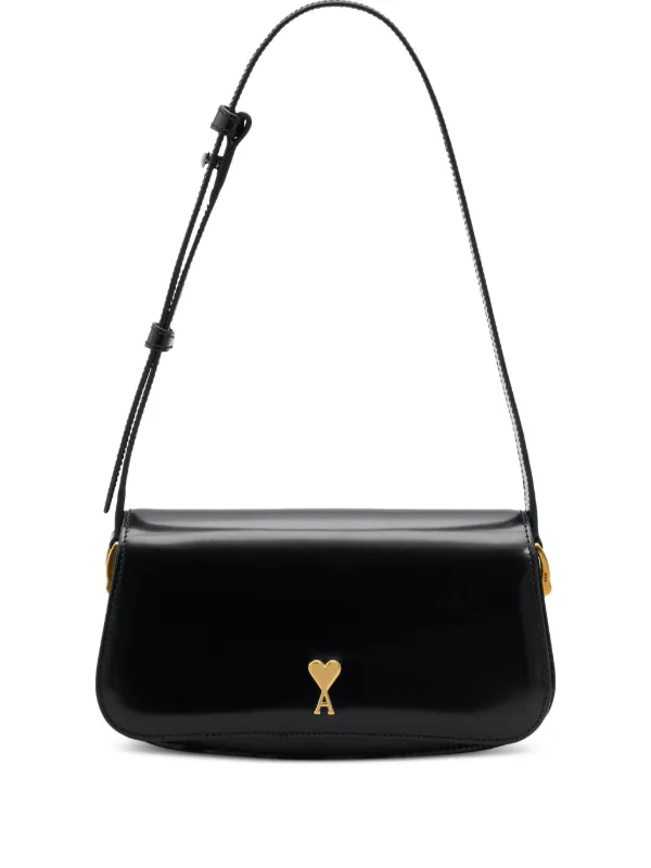 Ami Paris ショルダーバッグ AMI Paris Paris Paris ショルダーバッグ | ブラック | FARFETCH JP