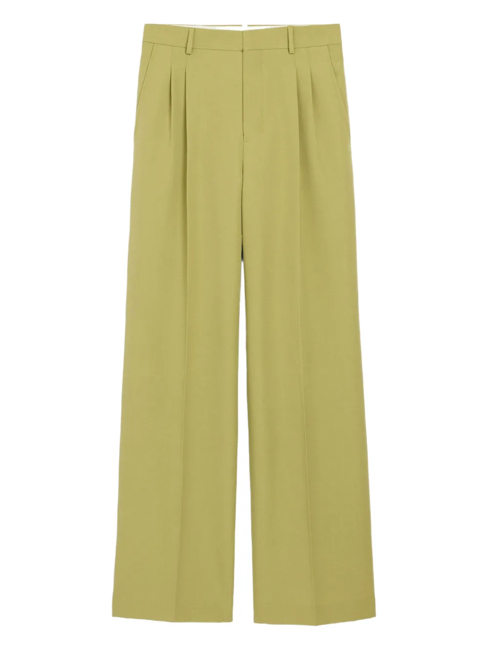 AMI Paris Pantaloni a gamba ampia - Verde