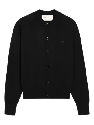 AMI PARIS カーディガン 黒　L AMI Paris Ami De Coeur Cardigan | Black | FARFETCH