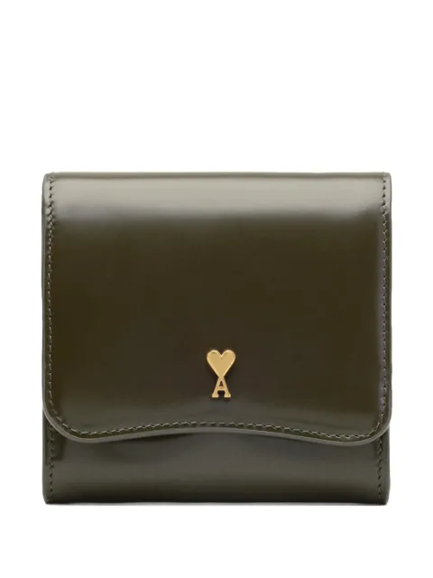 AMI Paris Paris Paris stud leather wallet