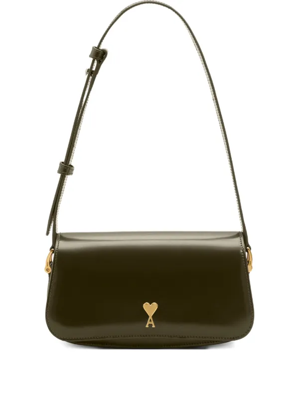 AMI Paris Paris Paris ショルダーバッグ | グリーン | FARFETCH JP