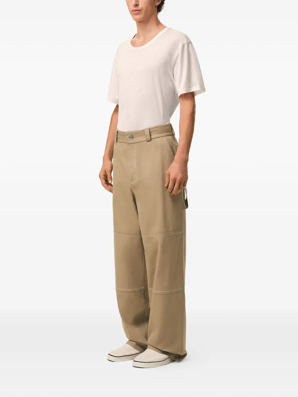 AMI Paris Worker broek Beige