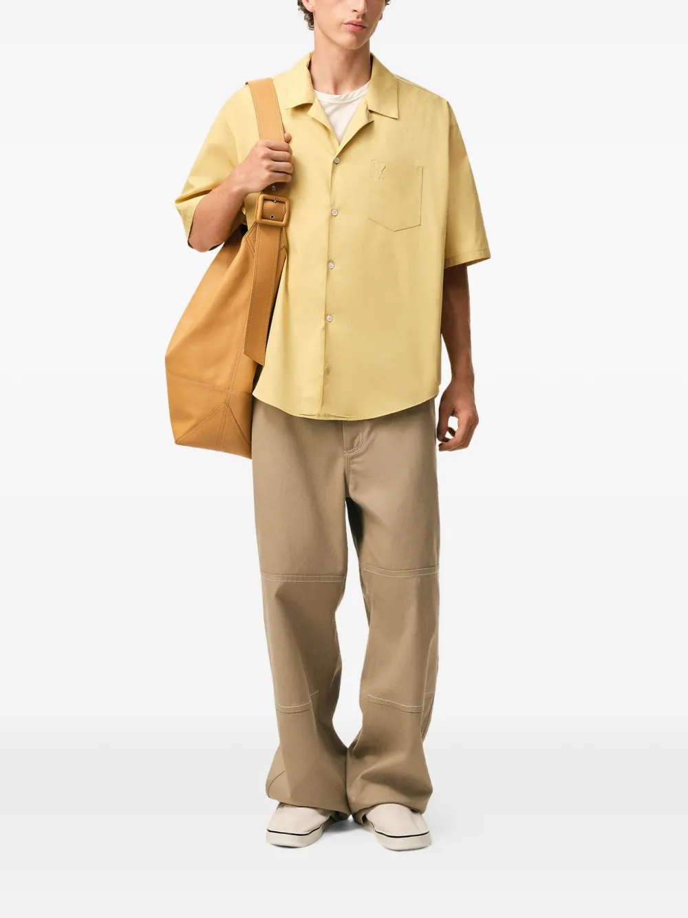 AMI Paris Worker broek - Beige