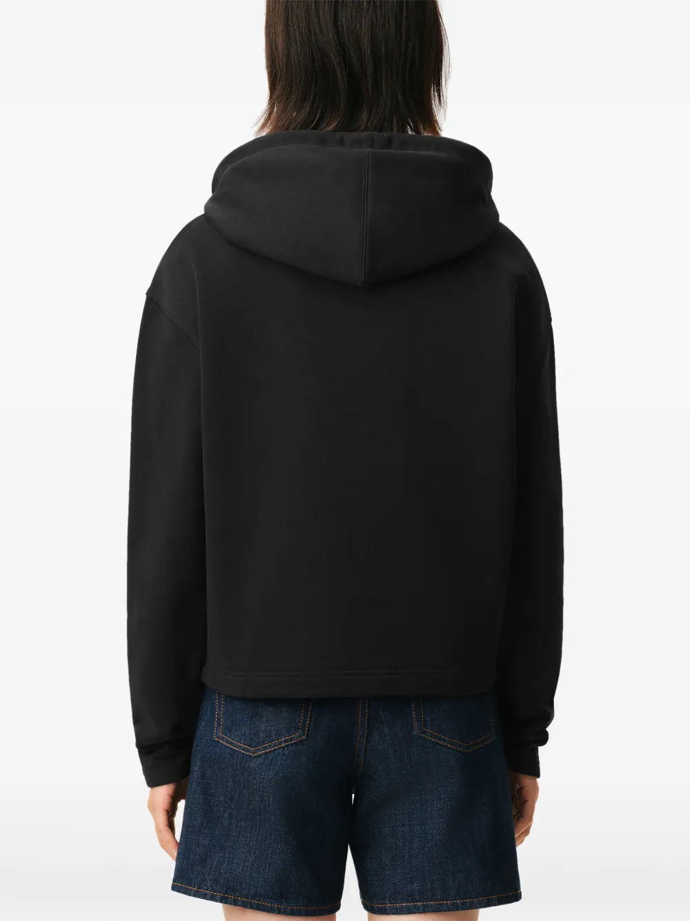 AMI Paris Ami De Coeur hoodie met rits Zwart