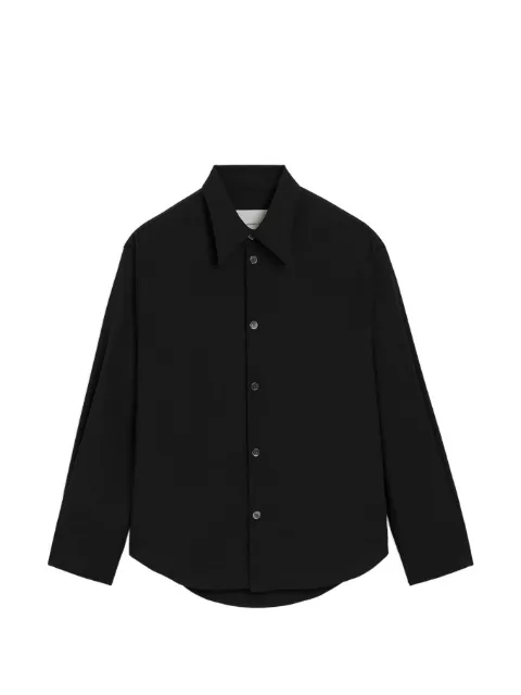 AMI Paris sharp collar plate shirt