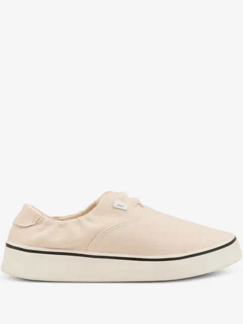 AMI Paris washed canvas tennis sneakers