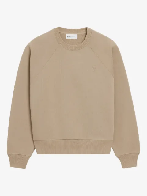 AMI Paris Ami De Coeur embossed raglan sweatshirt