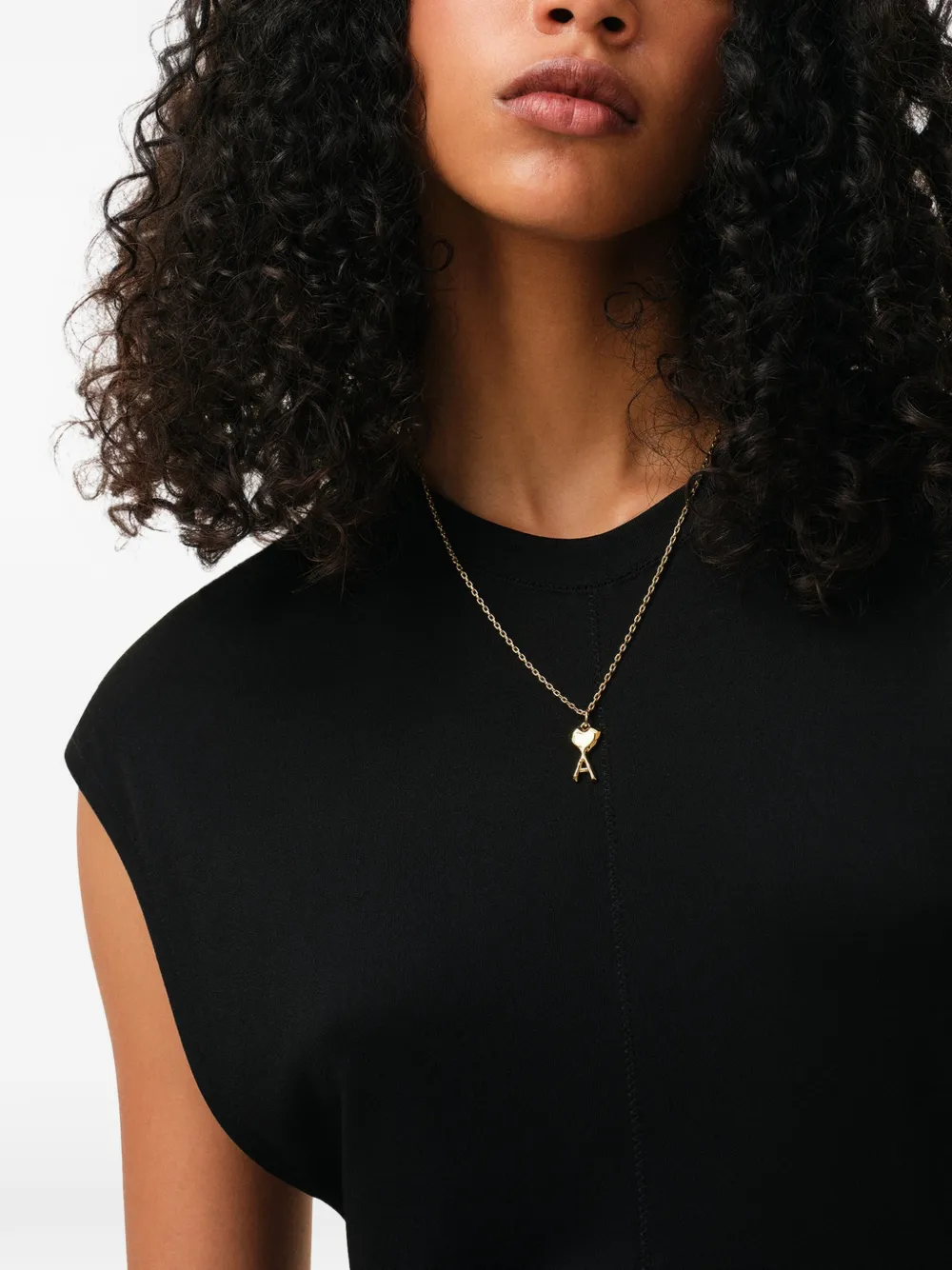 Ami De Coeur hammered necklace