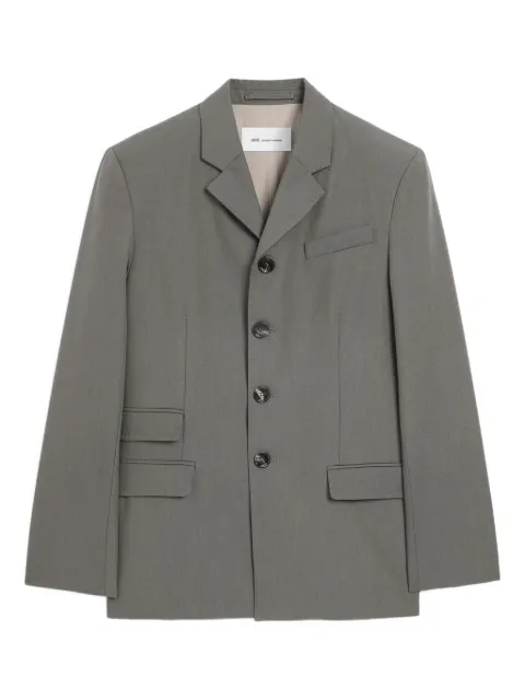 AMI Paris button single-breasted jacket