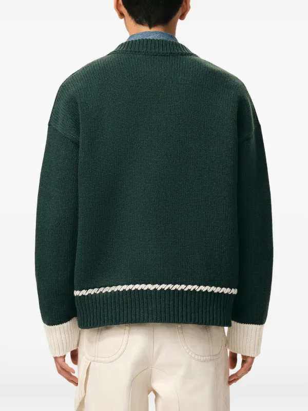 AMI Paris Ami De Coeur カーディガン | グリーン | FARFETCH JP