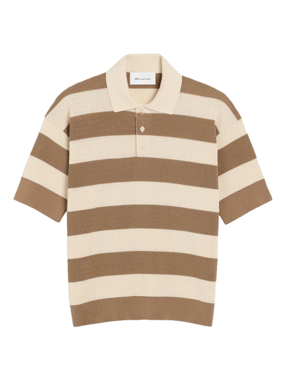 AMI Paris Polo Ami de Coeur a righe - Toni neutri