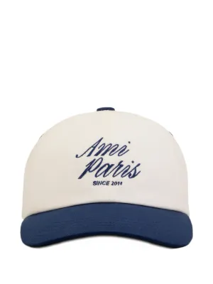 AMI Paris ロゴ キャップ | ニュートラル | FARFETCH JP