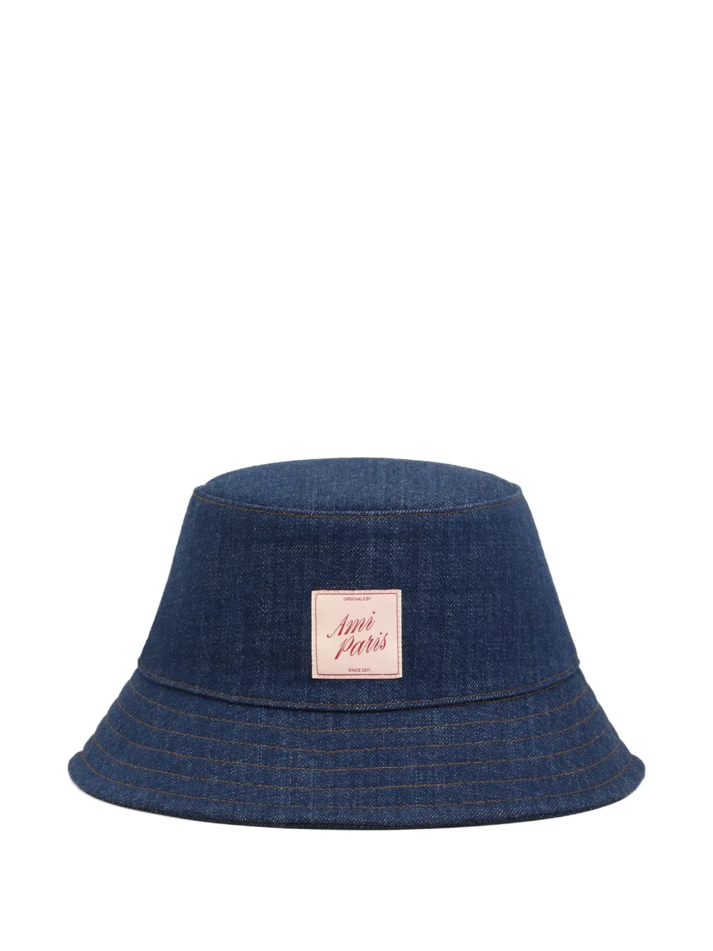 AMI Paris Cappello bucket denim - Blu