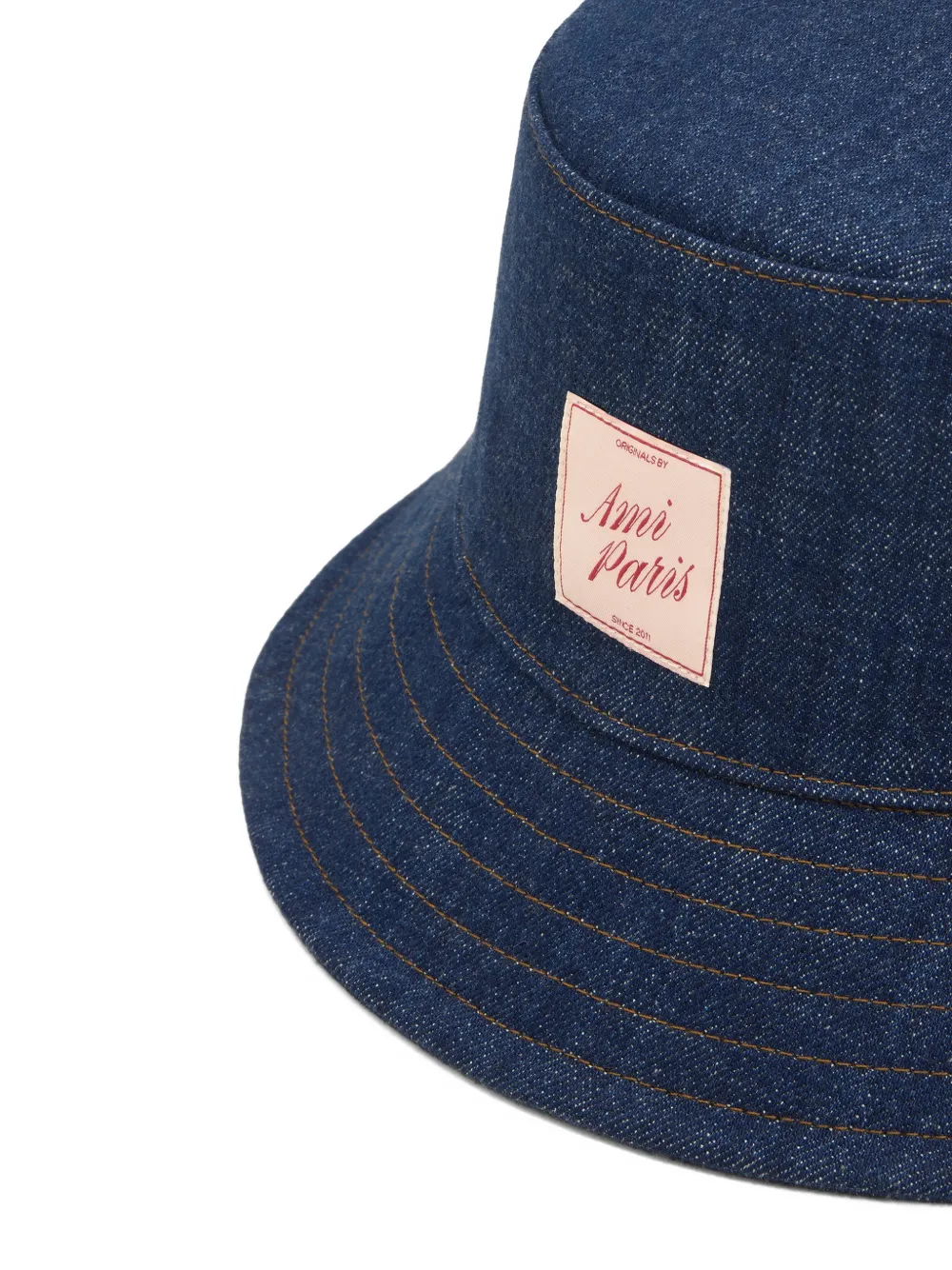AMI Paris バケットハット デニム AMI Paris デニム バケットハット | ブルー | FARFETCH JP