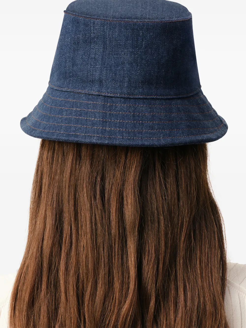 AMI Paris デニム バケットハット | ブルー | FARFETCH JP