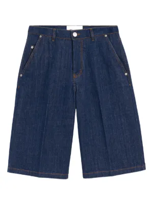 AMI Paris Heritage デニムショーツ | ブルー | FARFETCH JP
