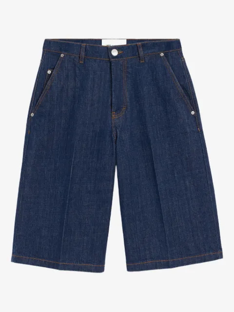 AMI Paris five-pocket denim shorts