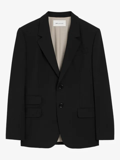 AMI Paris new wool straight single breasted jacket