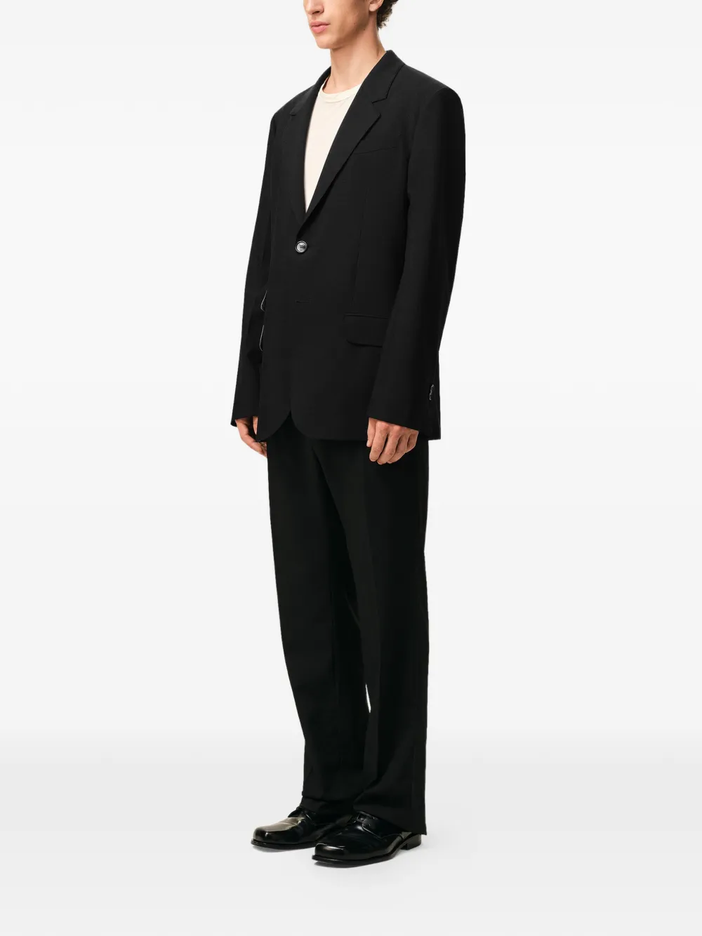  Ami Paris Single-breasted Blazer - Black 