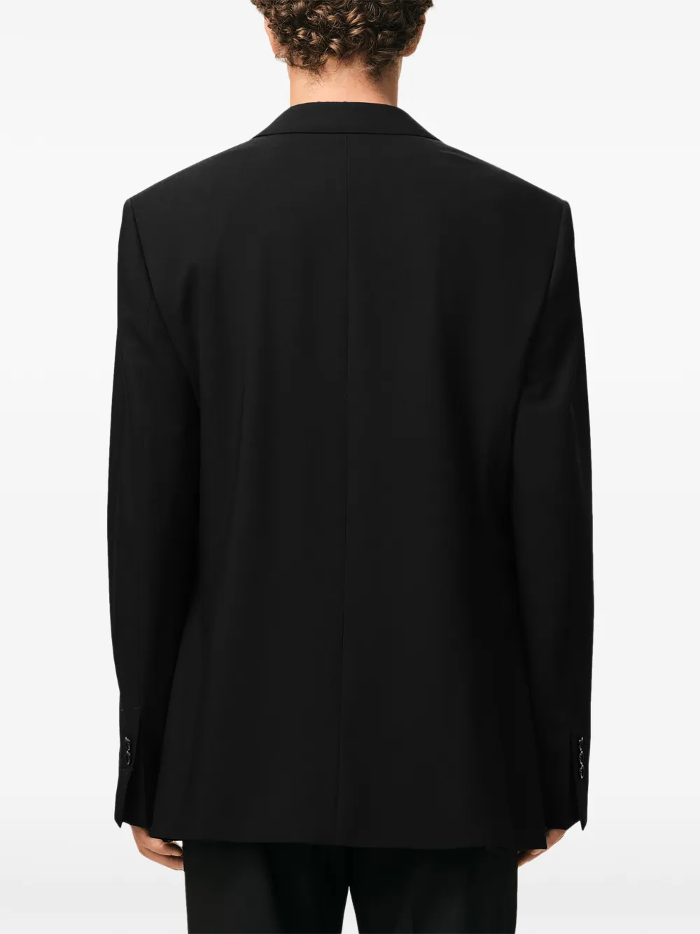 AMI Paris Blazer met enkele rij knopen Zwart