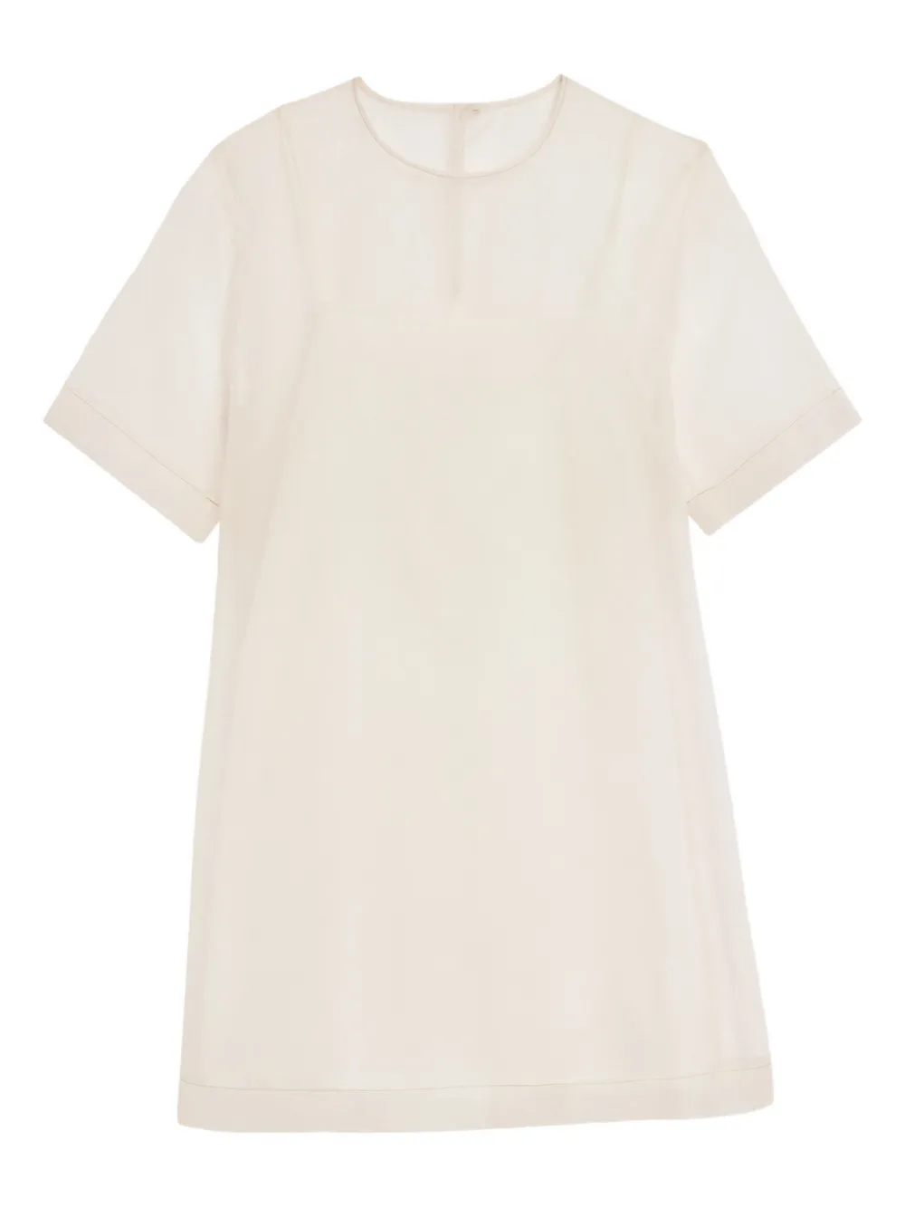 AMI Paris Trapeze mini dress - White