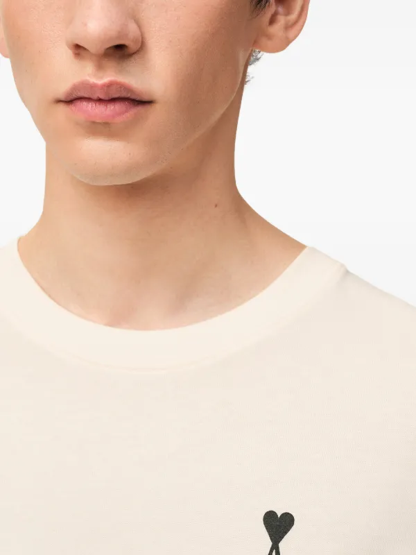 AMI Paris Place Des Victoires Graphic T-shirt | Neutrals | FARFETCH AMI Paris Place Des Victoires Graphic T-shirt | Neutrals | FARFETCH