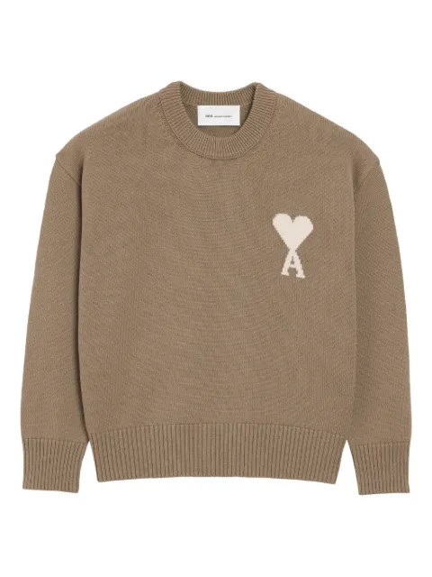 AMI Paris Ami De Coeur crew-neck sweater