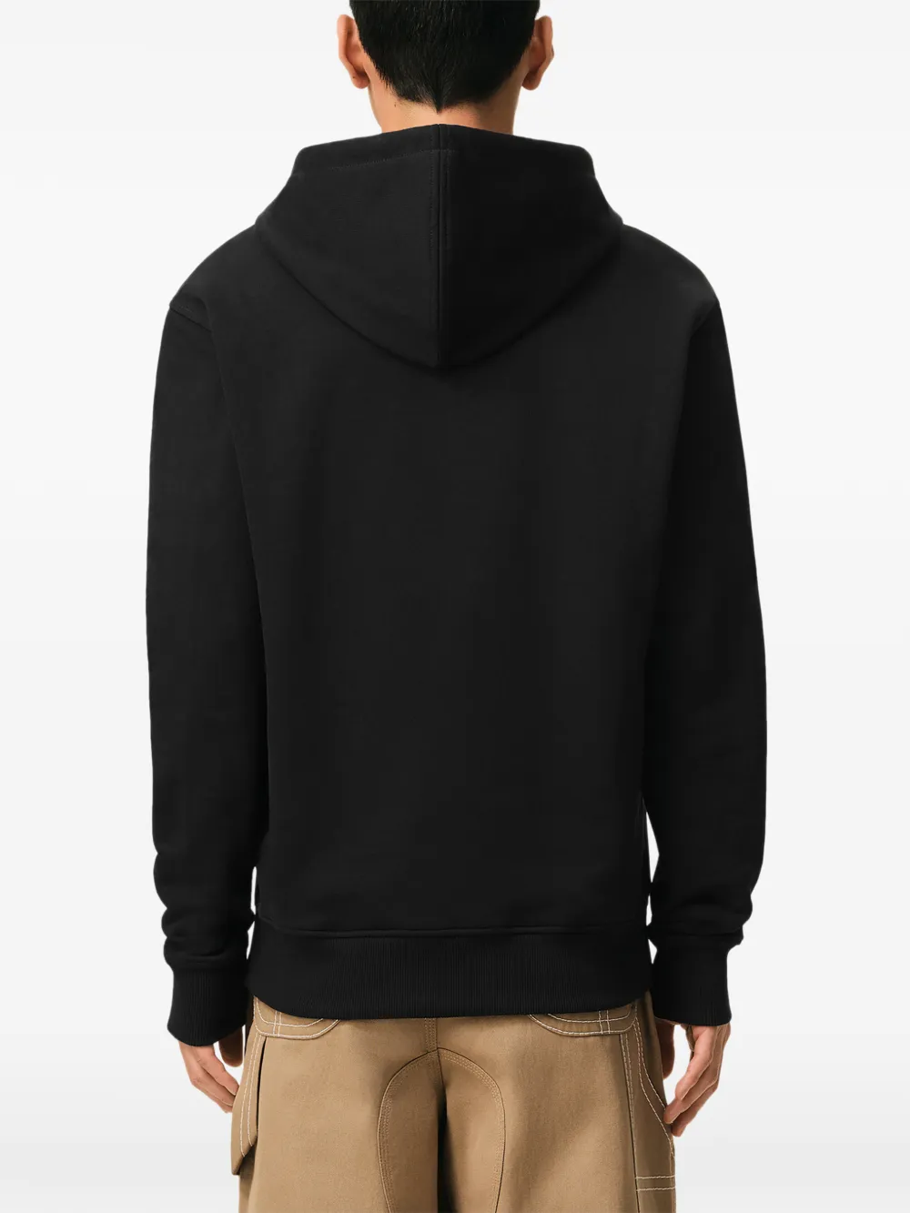AMI Paris Hoodie met rits en logo Zwart