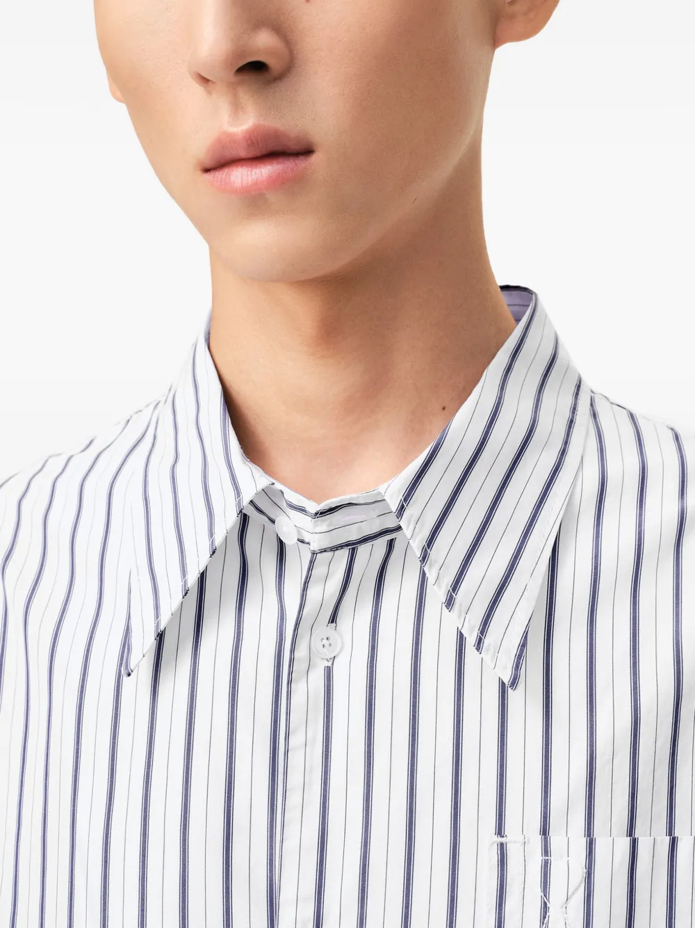 AMI Paris Shirt met lange mouwen Wit