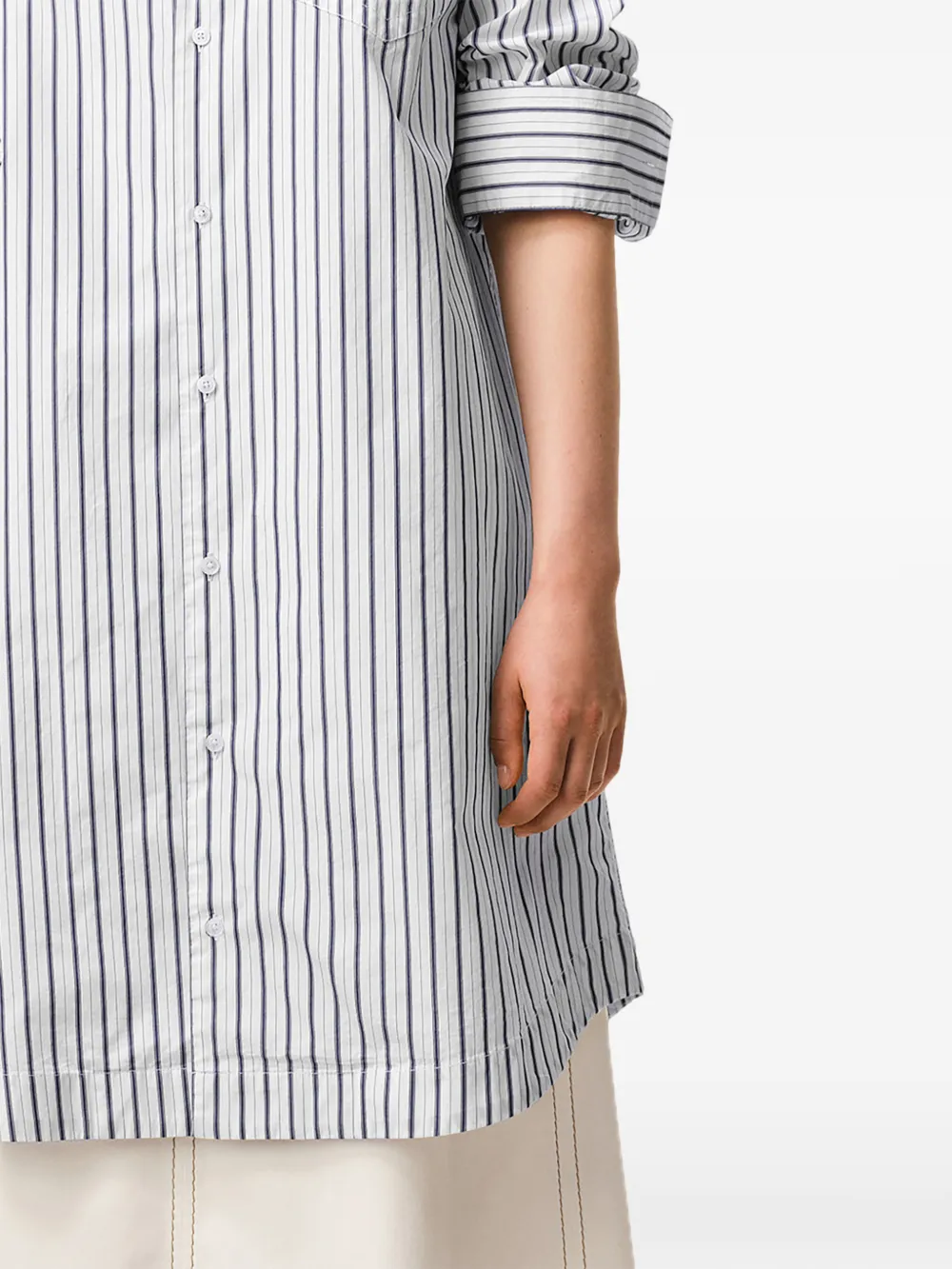 AMI Paris Shirt met lange mouwen Wit