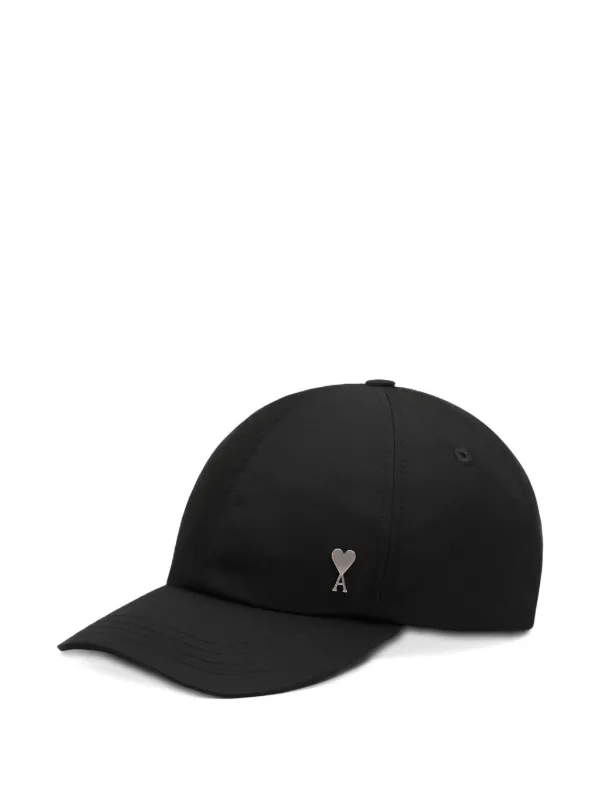 AMI Paris Ami De Coeur キャップ | ブラック | FARFETCH JP