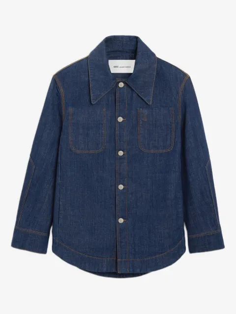 AMI Paris Ami De Coeur buttoned overshirt