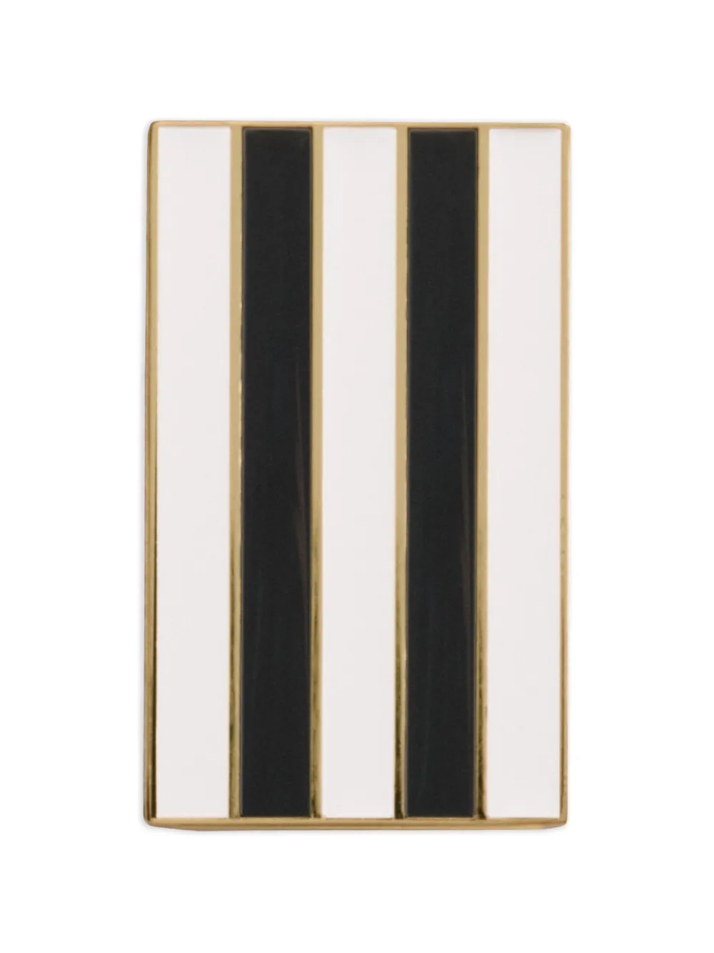 AMI Paris metal Ami De Coeur stripes small box - Gold