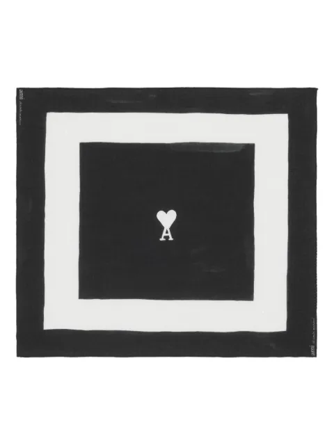 AMI Paris 아미 드 쾨흐 프린트 스카프