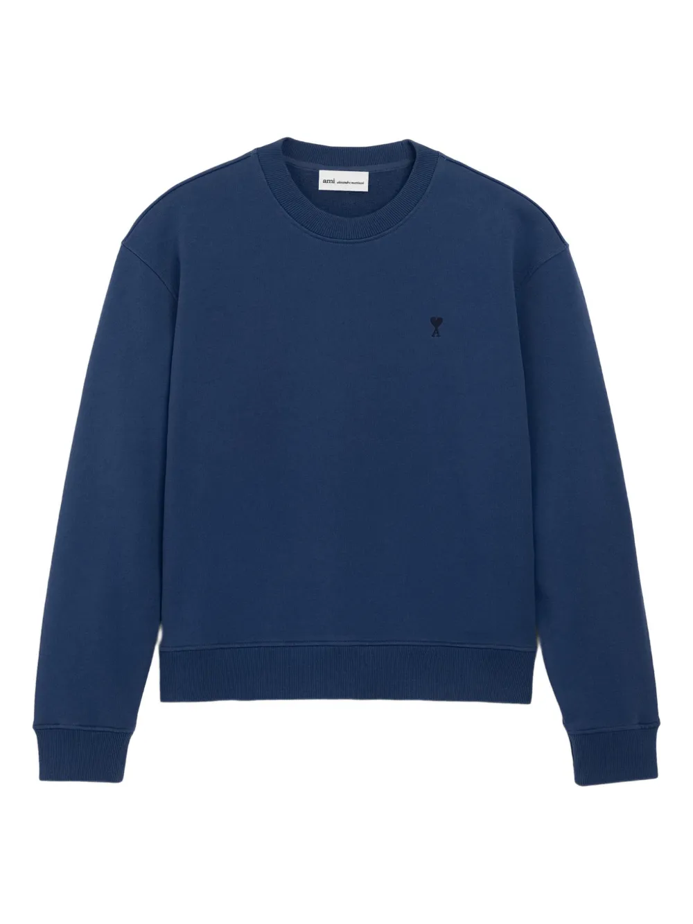 AMI Paris Ami De Coeur embroidered sweatshirt - Blu