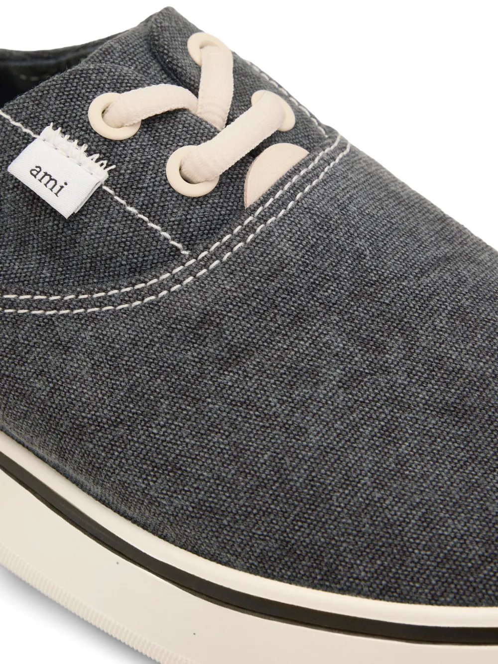 AMI Paris Tennis sneakers met gewassen effect Blauw