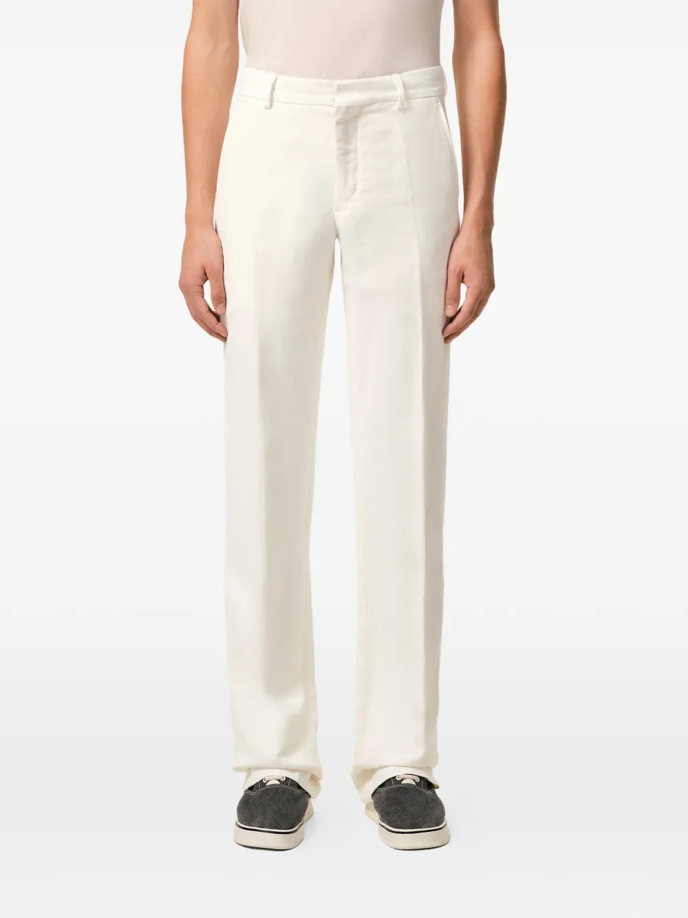 AMI Paris Straight broek Beige