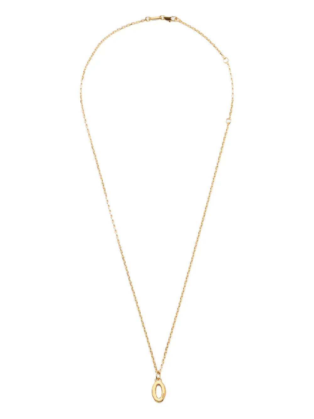 AMI Paris Collana con pendente martellato - Oro