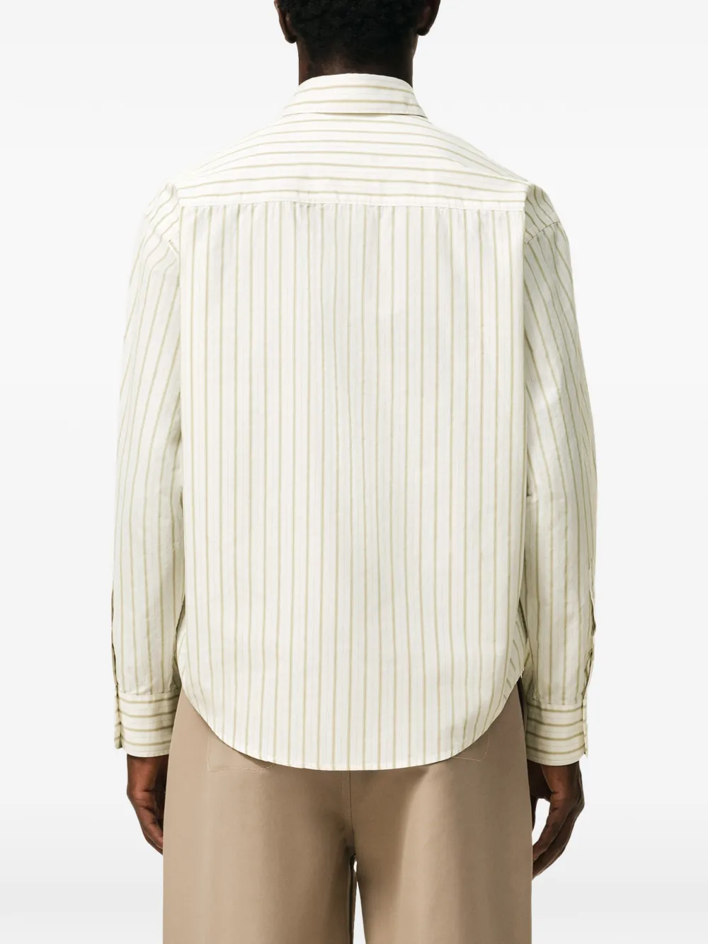 AMI Paris Ami de Coeur boxy shirt met borduurwerk Wit