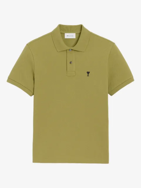 AMI Paris cotton short sleeves Ami De Coeur polo shirt