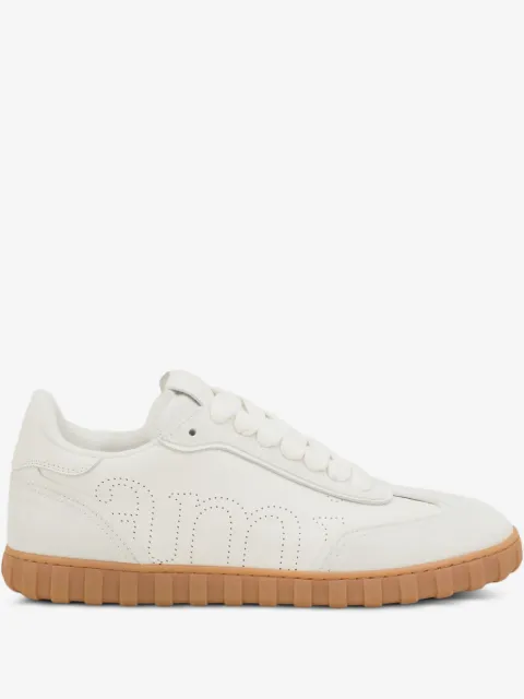 AMI Paris tenis Step de piel con perforaciones