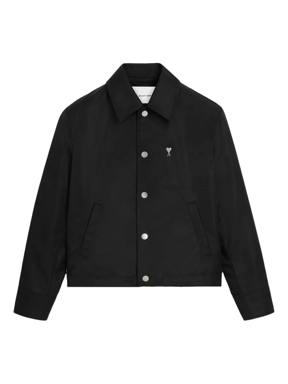 AMI Paris stud-button-fastening jacket | Black | Image 1