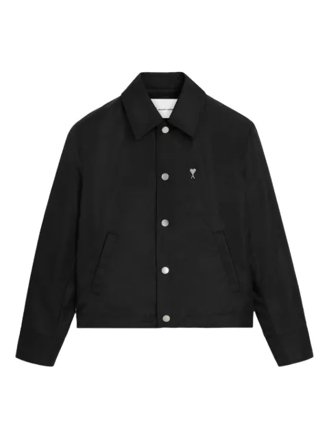 AMI Paris stud-button-fastening jacket