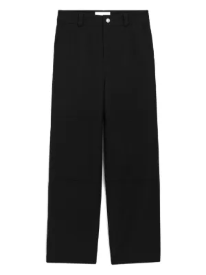 Gucci クロップド ワイドパンツ | ブラック | FARFETCH JP
